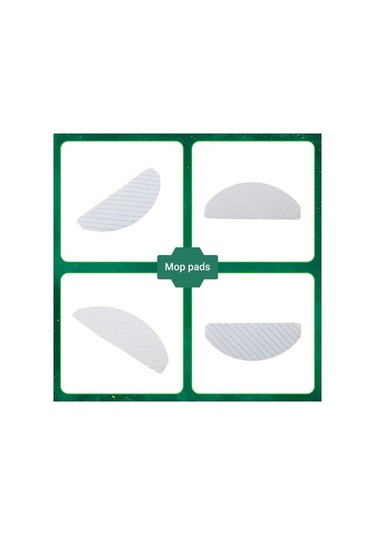 Moly Ecovacs Deebot Ozmo T8/t9 Uyumlu 60 Adet Tek Kullanımlık Paspas Bezi, Yıkama İmkanı