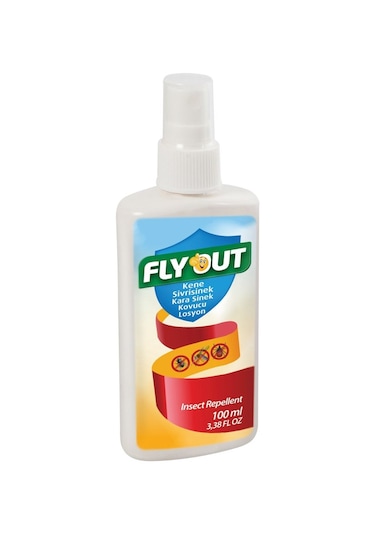 Fly Out Kene Sivrisinek Karasinek Kovucu Losyon 100 ML