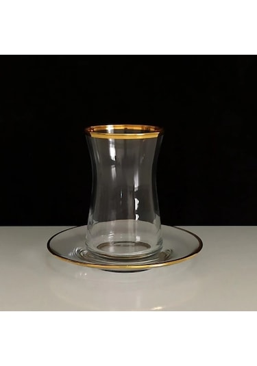 Extra Gold 31 Parça 6 Kişilik Cam Bardak Seti Beyaz