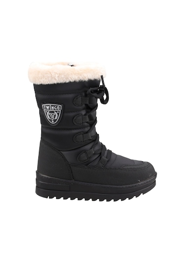 Twingo 995 Içi Termal Kürklü Kız Çocuk Kar Botu Ayakkabı Siyah - 380907080 Siyah