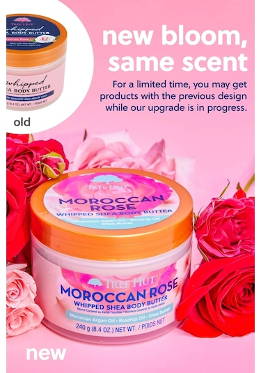 Tree Hut Moroccan Rose Whipped Shea Body Butter Vücut Kremi 240gr