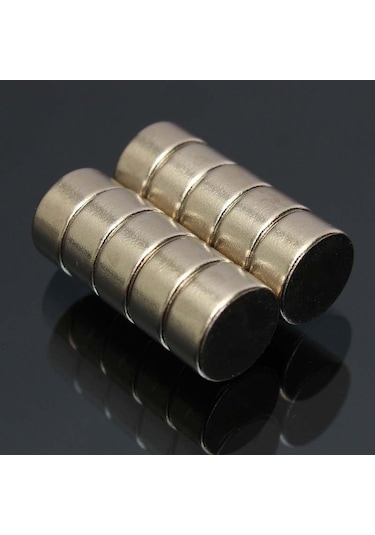 30 Adet Çap 10Mm X Kalınlık 5Mm Güçlü Yuvarlak Neodyum Mıknatıs