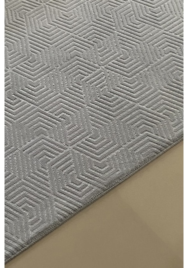 Lüle Halı Delüx Kaymaz Taban Halı Yolluk Gri Renk, Dlx7045 Gri