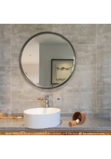 Moveevo Erkek Tıraş Sabunlu Ahşap Sakal Kabı - Güvenli & Pratik