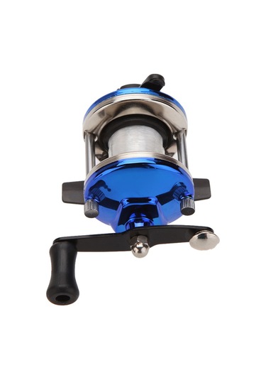 Monyee Mavi Abs Mini Balıkçılık Makinesi - 3.6:1 Diş Oranı, 70m İp Kapasitesi, Hafif Taşınabilir, Buz Balıkçılığı İçin Uygun