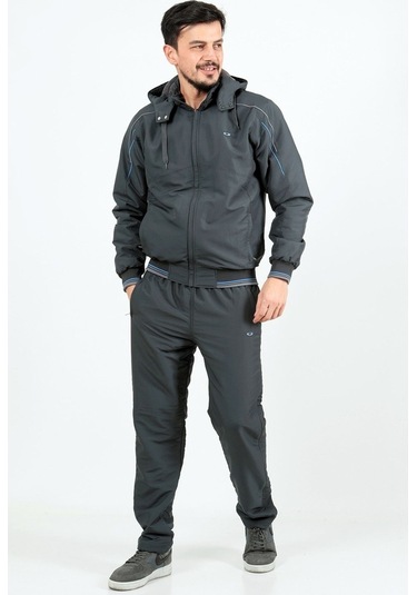 Enrıco Ferry Erkek Mıcropoly Kumaş Içi Polarlı Eşofman Takım2450A