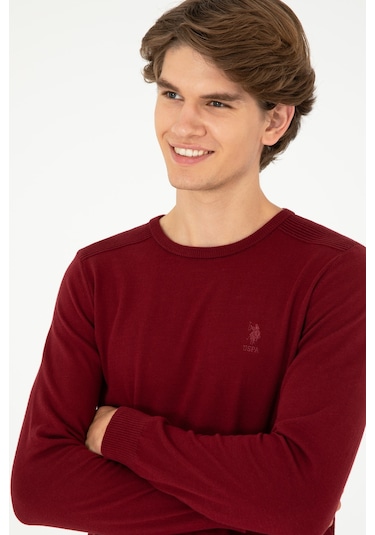 U.s. Polo Assn. Erkek Bordo Kazak /triko 50288888-vr014 Bordo