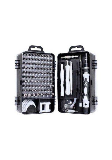 Dancemonkey 110 Adet Manyetik Tornavida Cep Telefonu Aracı Seti, Siyah