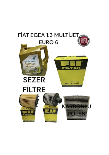 Fiat Egea 1.3 Multijet Euro 6 Motor Fil Filtre