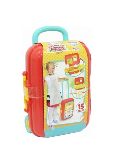 Dede Mutfak Seti 15 Parça Bavul Seti Candy Ken 03477