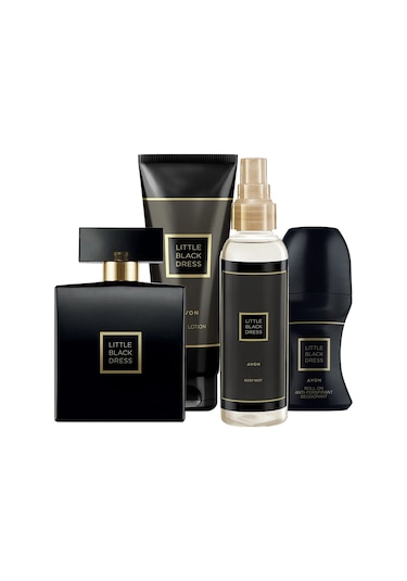 Avon Little Black Dress Kadın Parfüm Losyon Roll-on ve Vücut Spreyi Seti