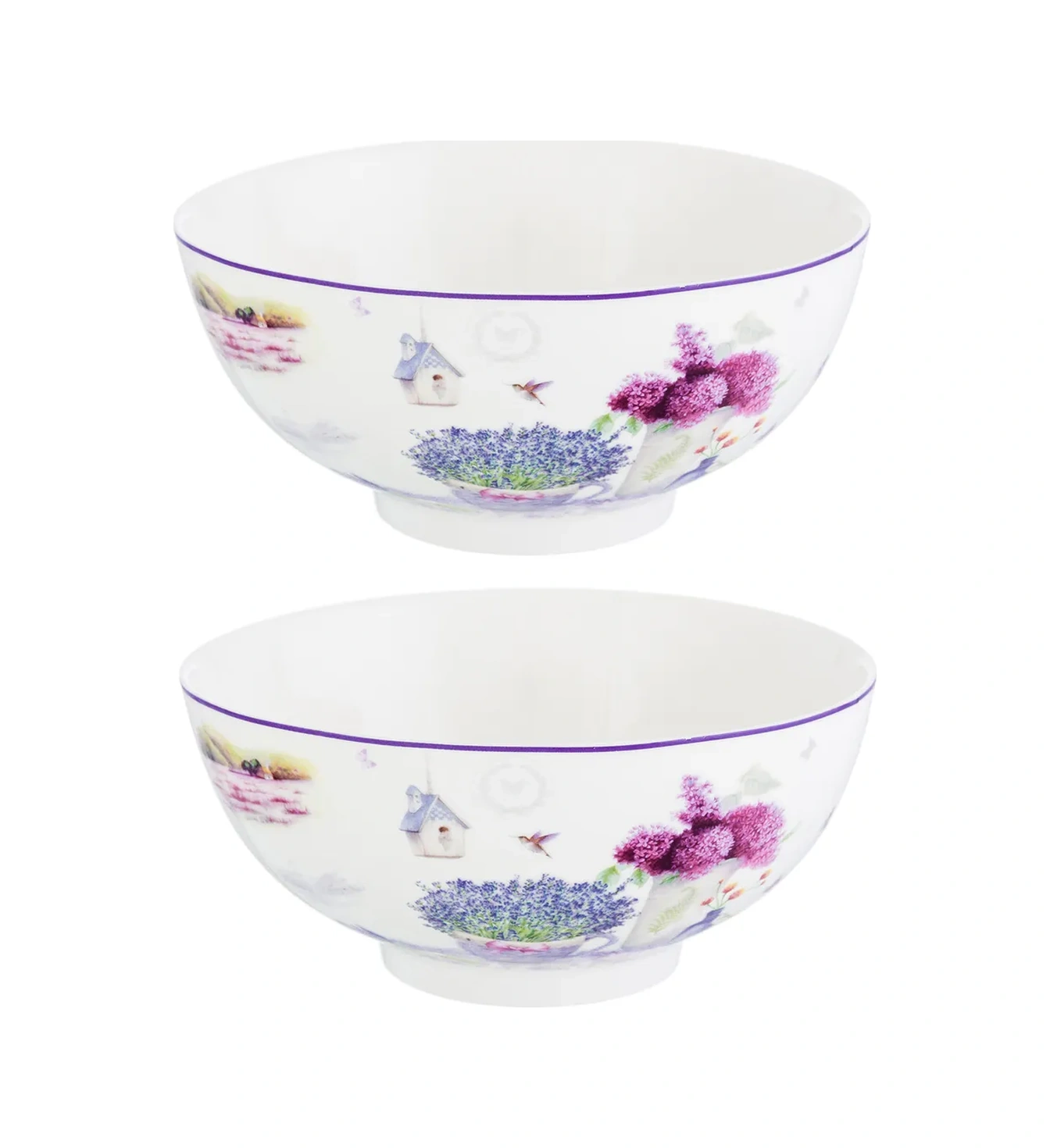 Elan Gallery Lavantalı Salata Kasesi 2 Adet, 700 Ml 14728084 Beyaz