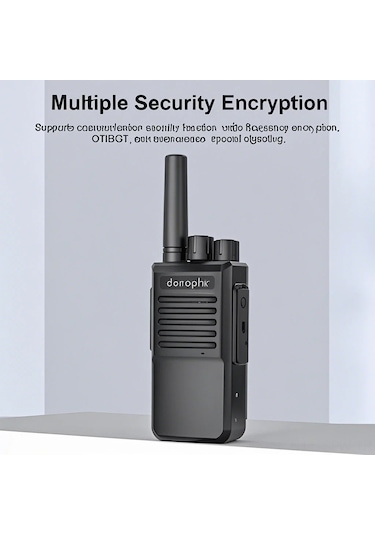 Maiyame Docooler T1 El Telsizi 5km Menzil 16 Kanal 5w Güç 2800mah Pilli Şarj Ünitesi İle 12.5/25khz Bandlı Engelleme Özelliği Tekli Paket Siyah