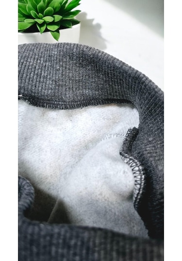 İçi Şardonlu Kışlık Çocuk Eşofman Alt Füme