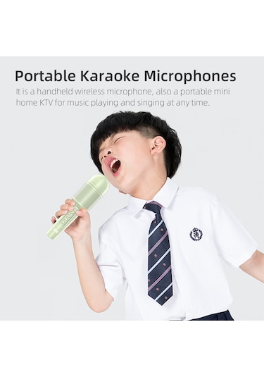 Xindoker Soaiy Mc8 Taşınabilir Bluetooth Mikrofon - Kablosuz Şarkı Söyleme Ve Kayıt, Yankı Efektli, Pembe