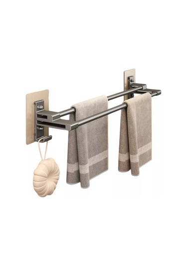 Vesalka Dla Polotenec Drilleme Gerektirmeyen 50 Cm Kendinden Yapışkanlık Havlu Askısı 230575196 Gri