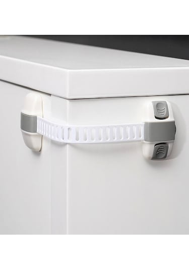 Portakal Safety Buzdolabı Kilidi Gri 15 CM Çok Renkli