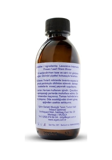 Eget Saf Lavanta Suyu 200 ML