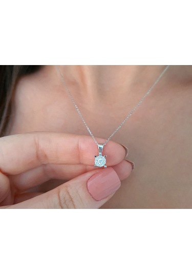 Sirius 0,50 Karat Görünümlü Pırlanta Tektaş Kolye 0817P0047