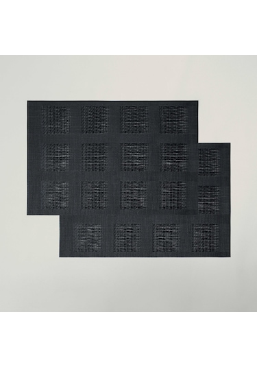 Linens Area 2'li 45x30 Cm Amerikan Servisi Siyah Siyah