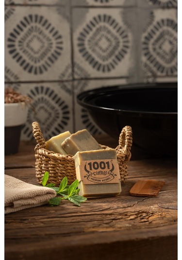1001 Çiftliği El Yapımı Doğal Naneli Sabun