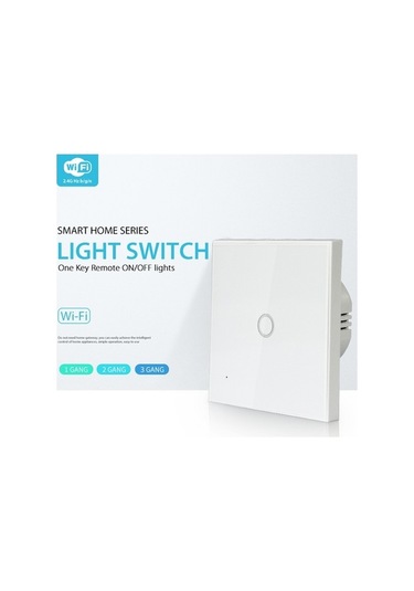 Pazly Neo Nas-sc01w Kablosuz Wifi Akıllı Işık Kontrol Anahtarı 1gang Çalışma Modu: Dokunmaya Duyarlı