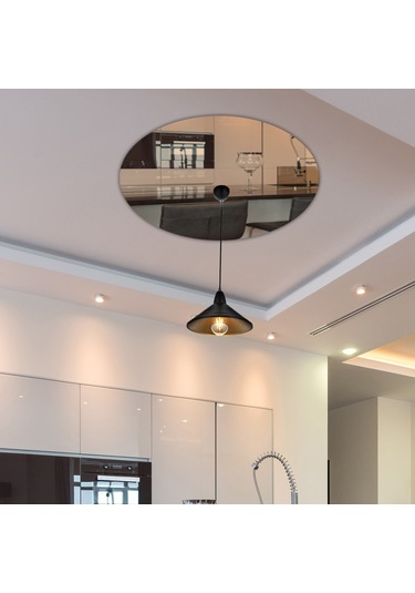 Ayna Avize Göbeği | Bronz Ayna | Çap50Cm