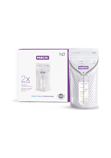 Mochi Anne Sütü Saklama Poşeti 200 Ml 120 Adet