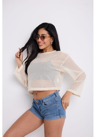 Uzun Kollu File Crop Ekru