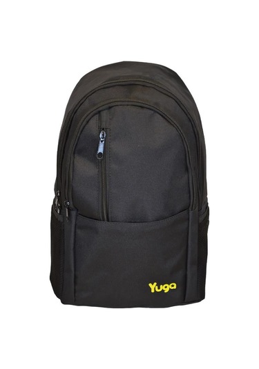 Yuga Dört Gözlü Sırt Çantası Siyah