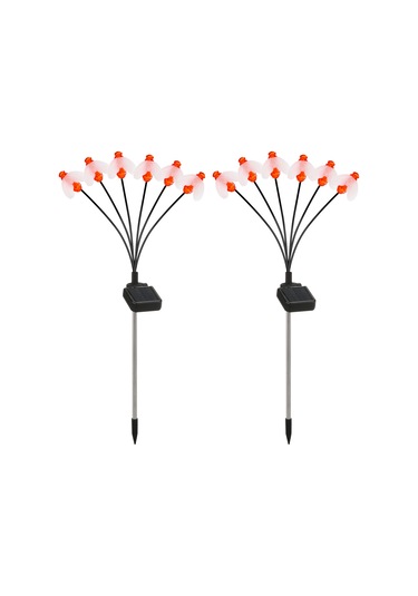 Dianziye Güneş Enerjili Zeytin Arısı Sallanan Bahçe Işığı - 6 Led Islak Işık, Çimen Ve Bahçe Dekorasyonu, 2'li Paket, Ip65 Su Geçirmez Diğer