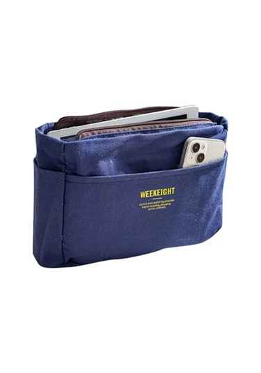 Travel Fermuarlı Çanta İçin Organizers İç Astar, Koyu Mavi 238252260 Mavi