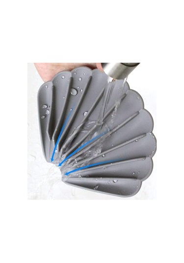 Beyaz Renk Kaymaz İstiridye Şekilli Silikon Sabunluk Sabun Depolama Tutucu Ve Taşınabilir Sabunluk Plakası Diğer