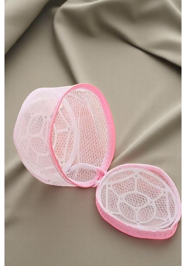 Fermuarlı Sütyen Ve Çamaşır Yıkama Filesi Hassas Çamaşır Yıkama Beyaz