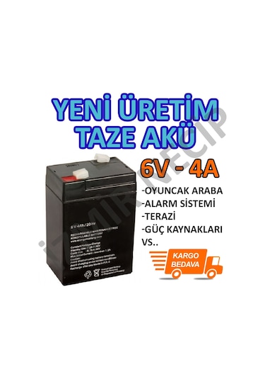 Pilsan 6 Volt Araçlar Ile Uyumlu Kuru Taze Akü