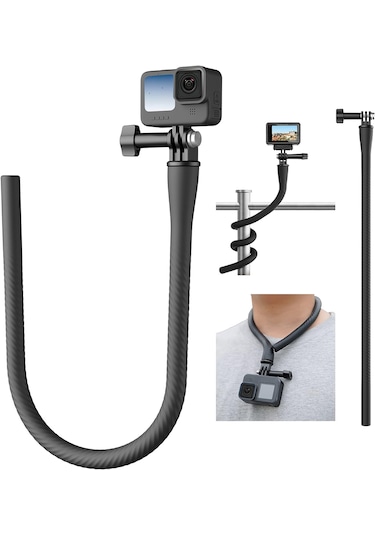 Ayex 52cm Esnek Montaj Kolu Gopro Insta360 Djı İle Uyumlu