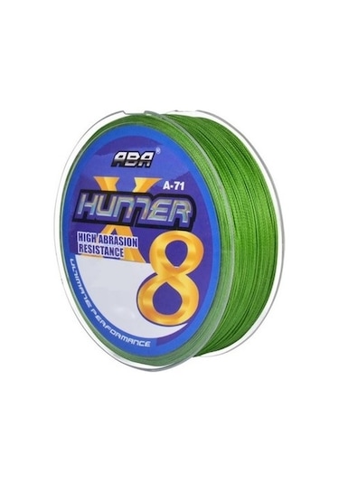 Aba X8 8 Kat Örgü Ip Misina 300 mt 1.2 No 0,185 mm Yeşil Renk