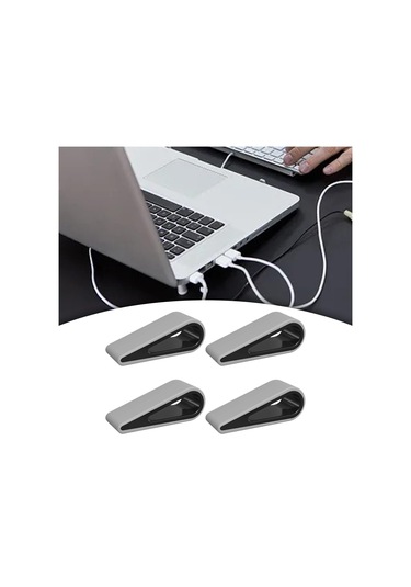 Suntek 4 Parça Dizüstü Bilgisayar Standı Soğutma Ofis Ev Gri