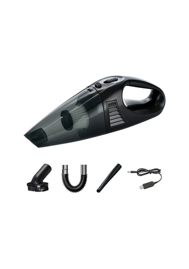 A-016 Güçlü Emiş Akülü Elektrikli Süpürge Şarj Edilebilir Araba Ev Temizlik Aracı