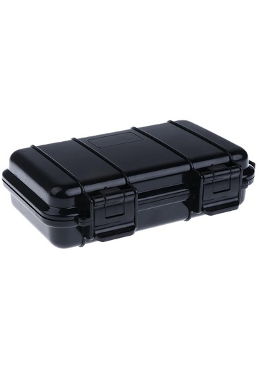 Suntek Açık Darbeye Dayanıklı Hava Geçirmez Su Konteyner L Siyah