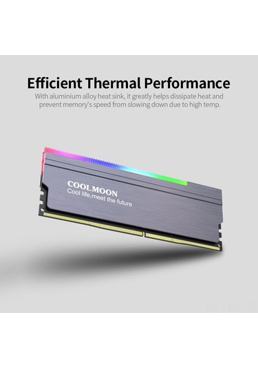 Reedark "5v 3pın Argb Hafıza Soğutucu - Yazılım Ve Coolmoon Hub İle Aydınlatma Kontrolü"