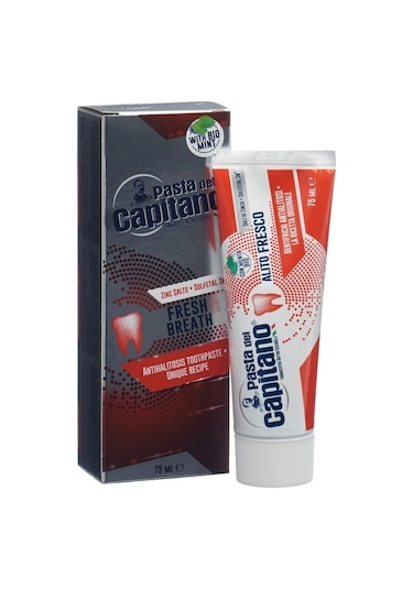 Dental Kit -pharma Acqua Bambu Diş Fırçası + Pasta Del Capitano Fresh Breath Diş Macunu 75 Ml