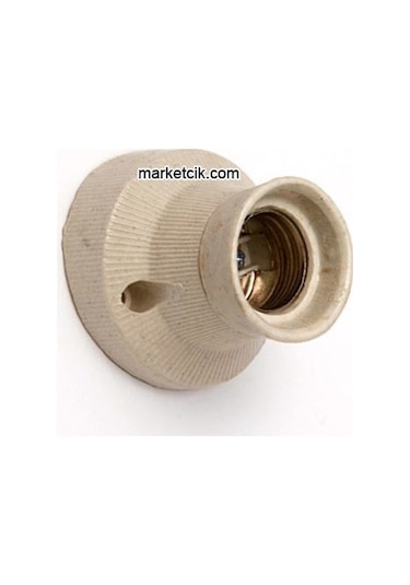 Marketcik E27 Porselen Duvar Duylar