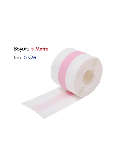 5 Metre Görünmez Göğüs Ped Su Geçirmez Bandı Tekstil
