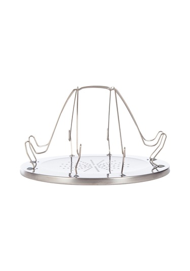 Springsun Katlanabilir Paslanmaz Çelik Ekmek Kızartma Makinesi - 4 Dilim - Kamp & Seyahat Gümüş