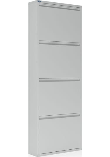 Ceha 4'lü Metal Ayakkabılık - Gri K.AYK-4 /AB7035