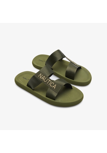Nautica Erkek Yeşil Terlik Düz Km457t Yeşil