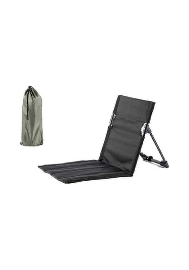 Bloomnest Altın-siyah Siyah Katlanır Plaj Sandalyesi Taşınabilir Oturma Alanı Balık Tutma, Barbekü, Yürüyüş İçin Uygun A1097 Altın - Siyah