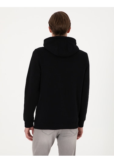 Pierre Cardin Erkek Siyah Sweatshirt 50314055-vr046 Siyah