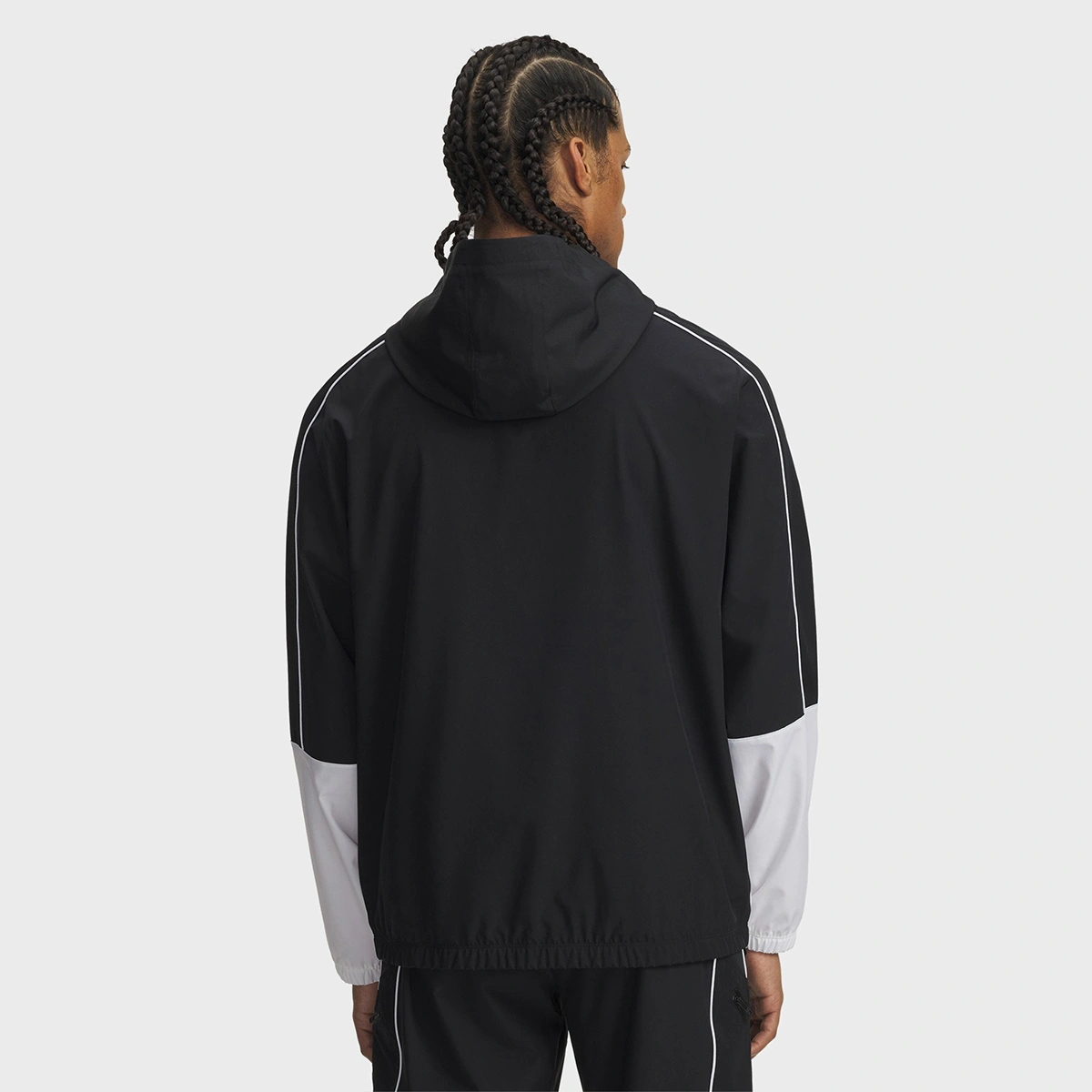 Under Armour Challenger Warmup Erkek Siyah Kapüşonlu Ceket Siyah
